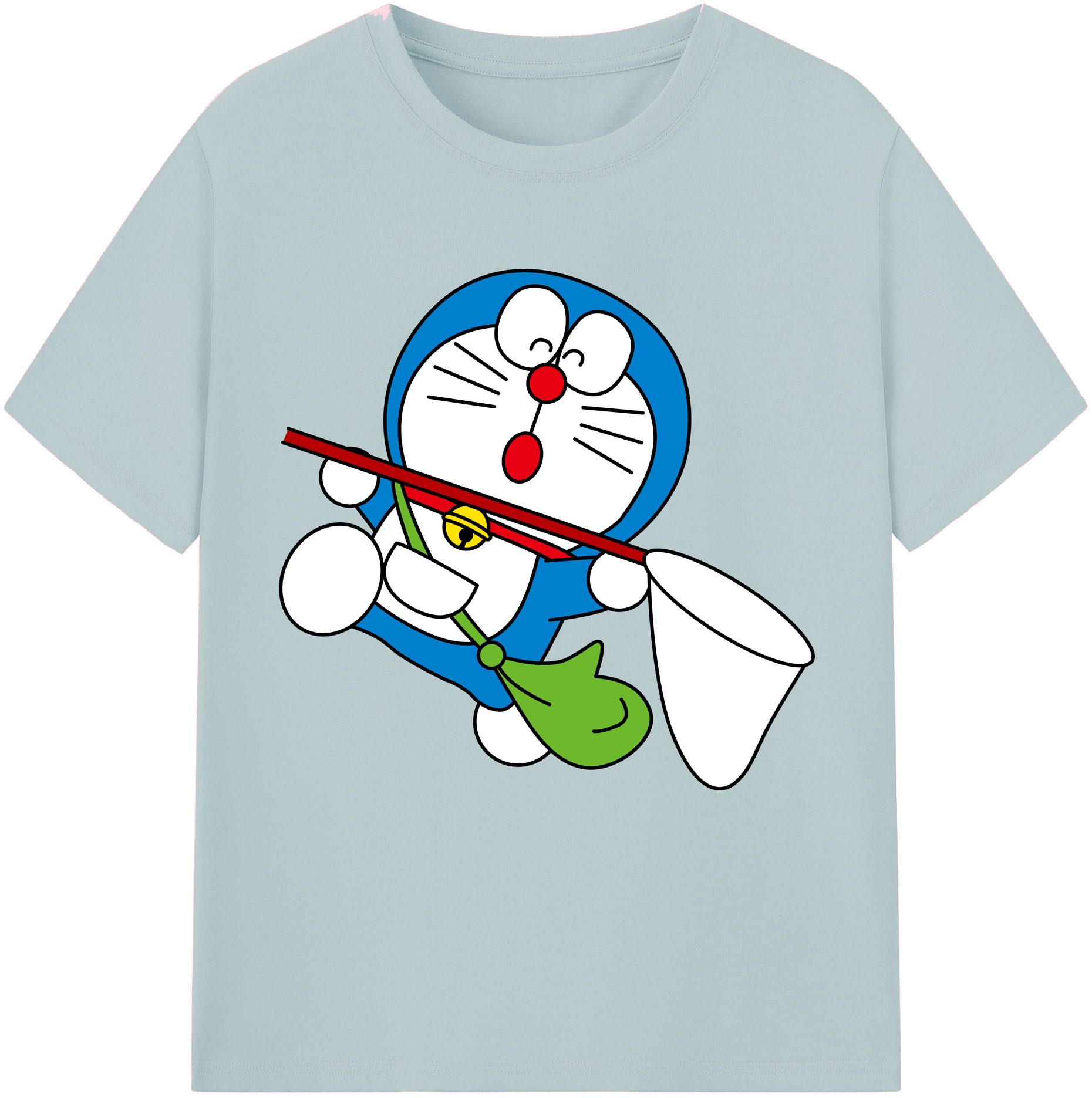 （画像用） ドラえもん Doraemon 綿100％半袖Tシャツ（フロントプリント）